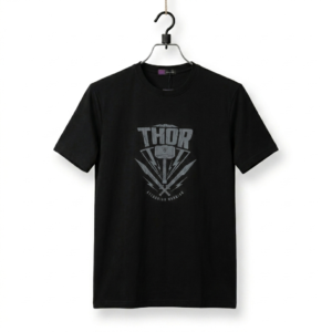 Thor Asgardian Warrior Graphic T-Shirt (Black)