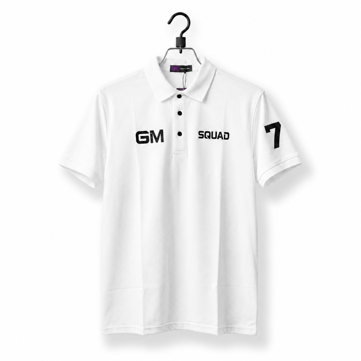 GM Squad Performance Polo Shirt (White)