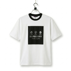 Burberry Globe Graphic Ringer T-Shirt (White)
