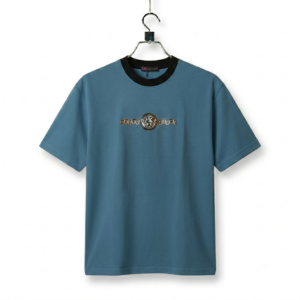 Imperial Medallion Ringer T-Shirt (Steel Blue)
