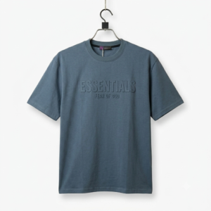 Fear of God Essentials Embossed Logo T-Shirt (Slate Blue)