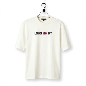 London Boy Union Jack Graphic T-Shirt (Off-White)