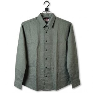 GM Fine-Pattern Long-Sleeve Casual Shirt