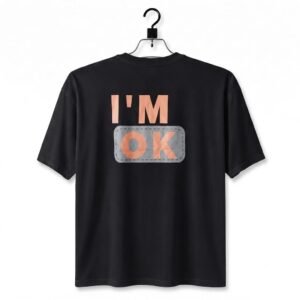 Premium I’M OK Graphic Drop Shoulder T-Shirt