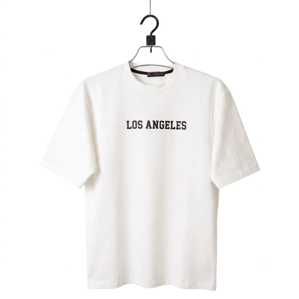 Premium "LOS ANGELES" Drop Shoulder Crew Neck T-Shirt