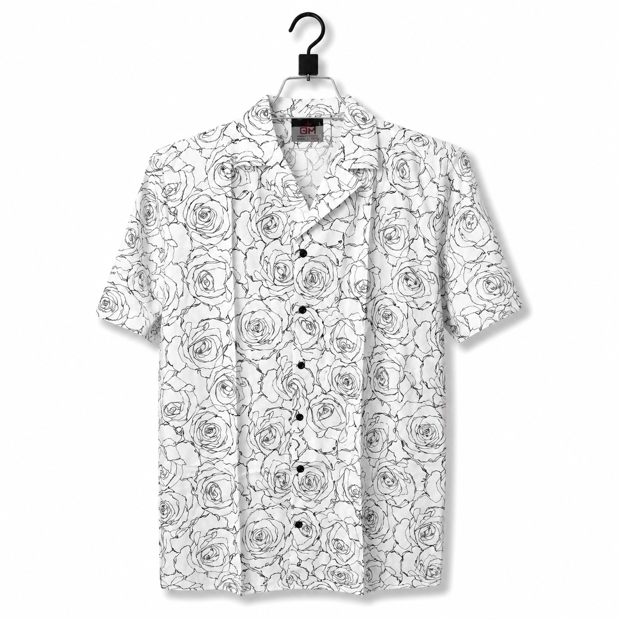 Rose Sketch Camp Shirt