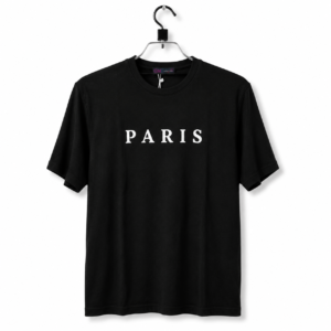 Premium PARIS Typography Crew Neck T-Shirt