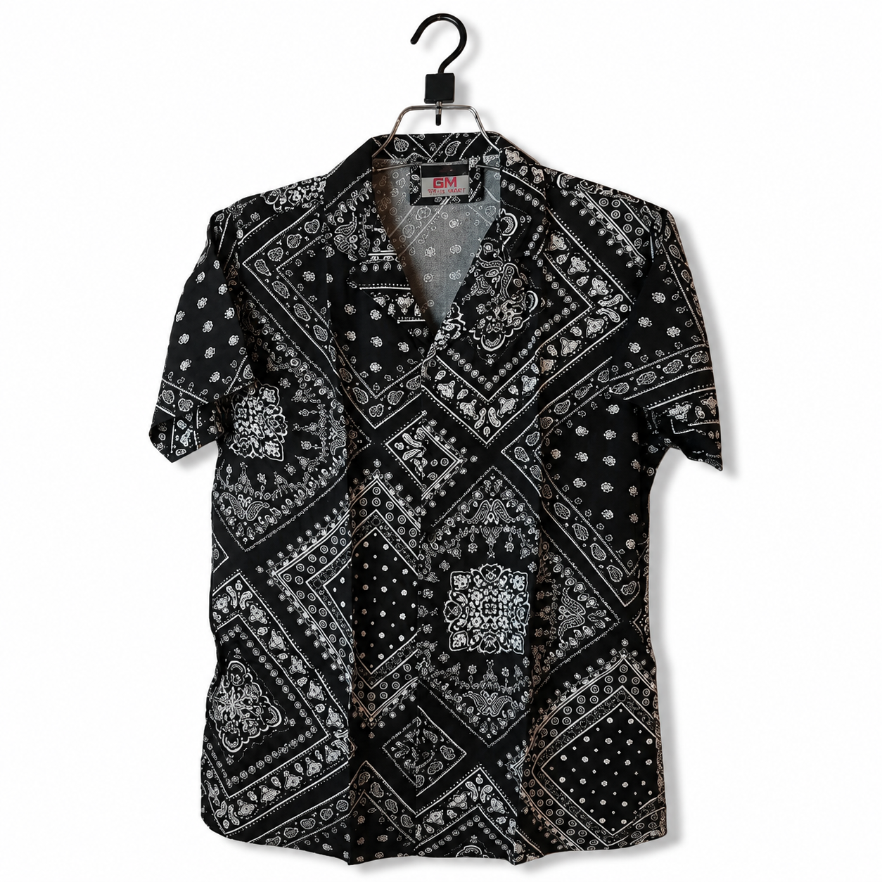 Bandana Print Camp Shirt
