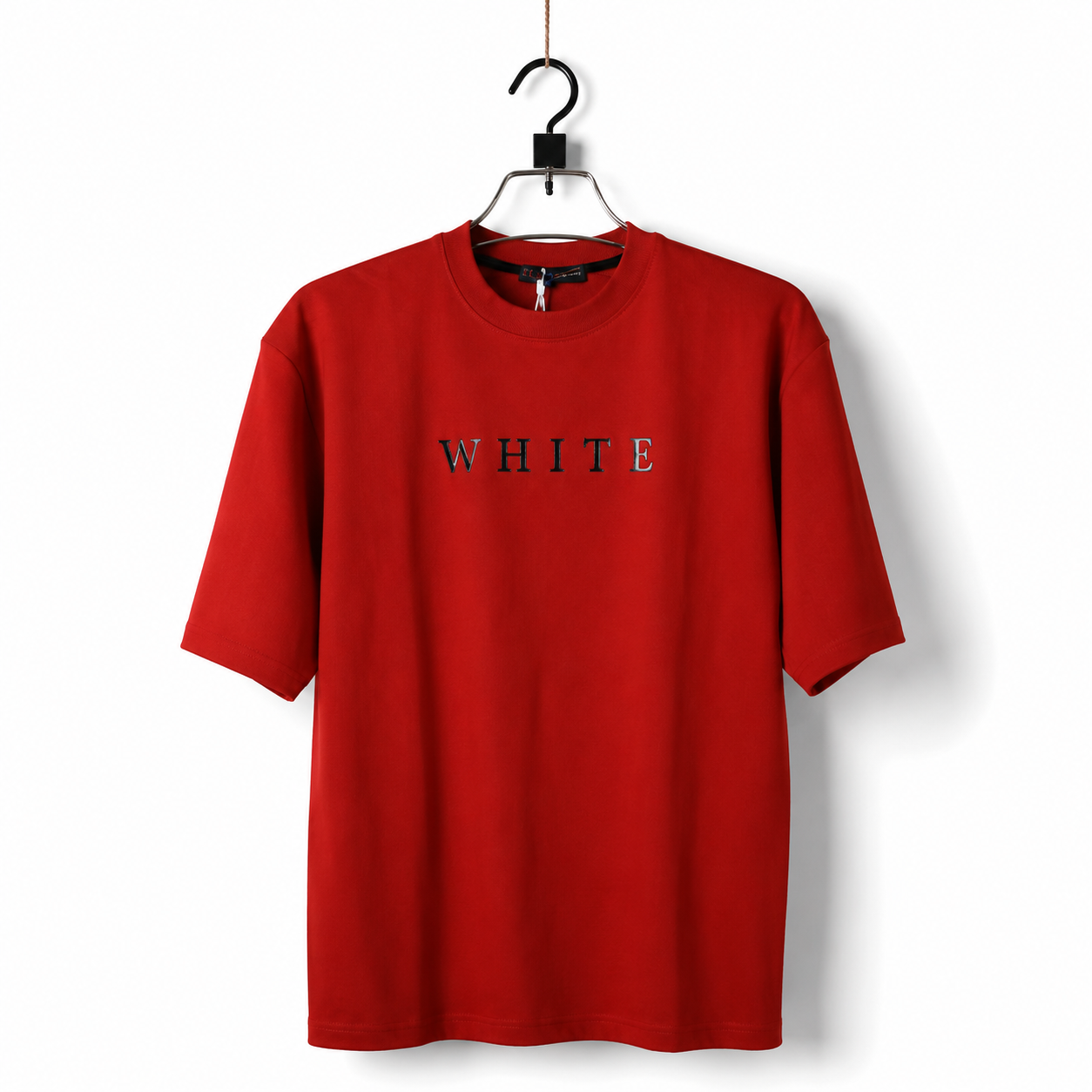 Premium "WHITE" Drop Shoulder Crew Neck T-Shirt
