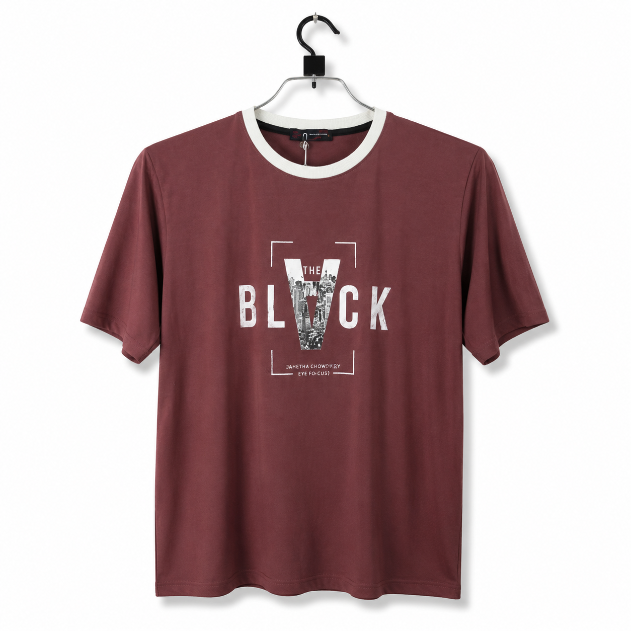 Premium "The Black" Graphic Crew Neck T-Shirt