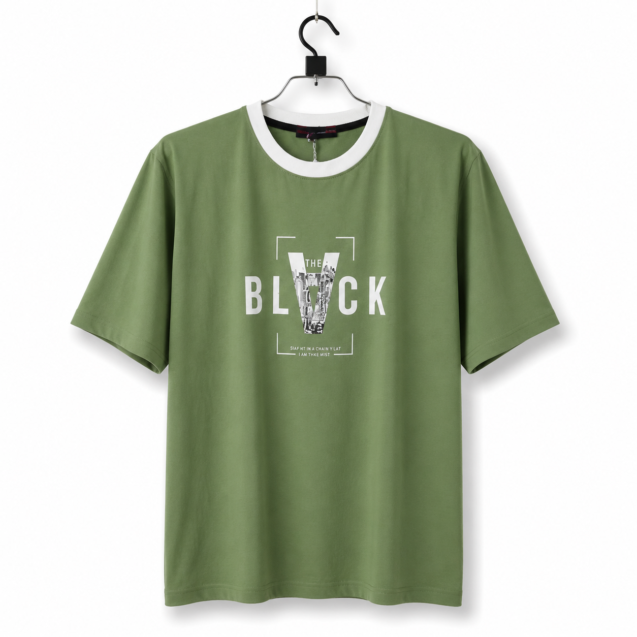 Premium "The Black" Graphic Crew Neck T-Shirt