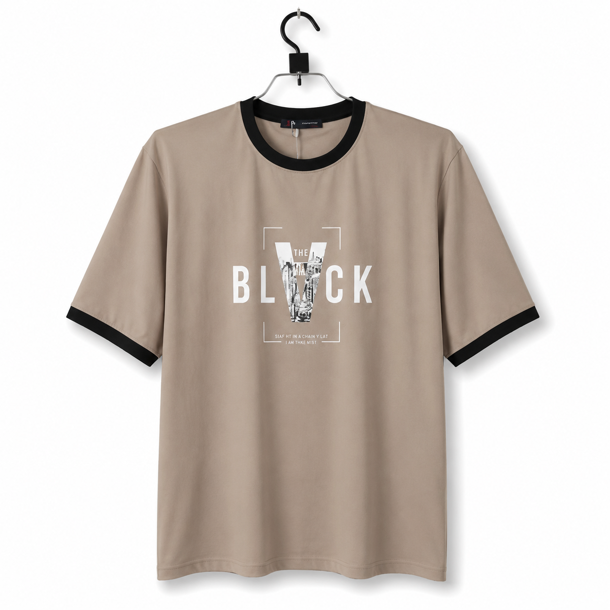 Premium "The Black" Graphic Crew Neck T-Shirt