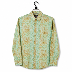 Botanical Abstract Print Long-Sleeve Shirt