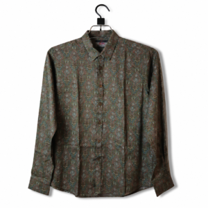 Baroque Paisley Printed Long-Sleeve Shirt