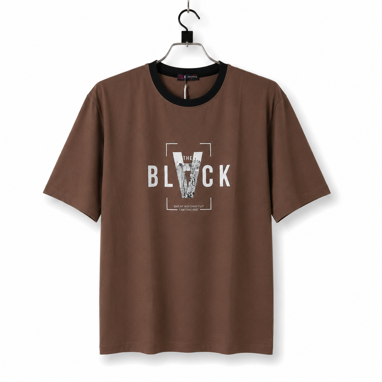 Premium "The Black" Graphic Crew Neck T-Shirt